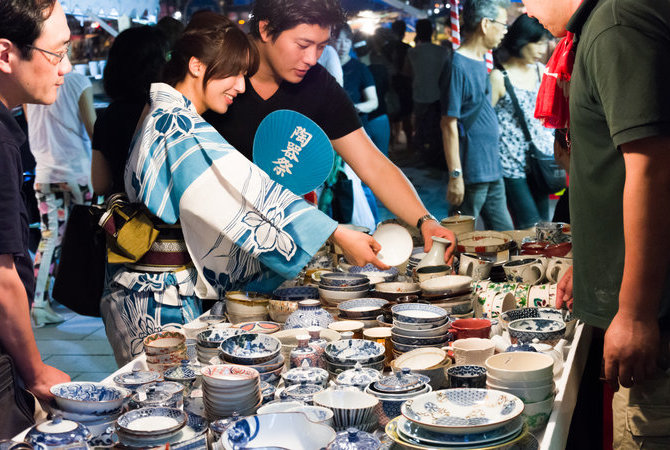 五條坂陶器市集