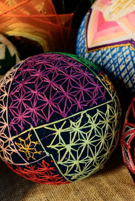 松元手纏彩線球