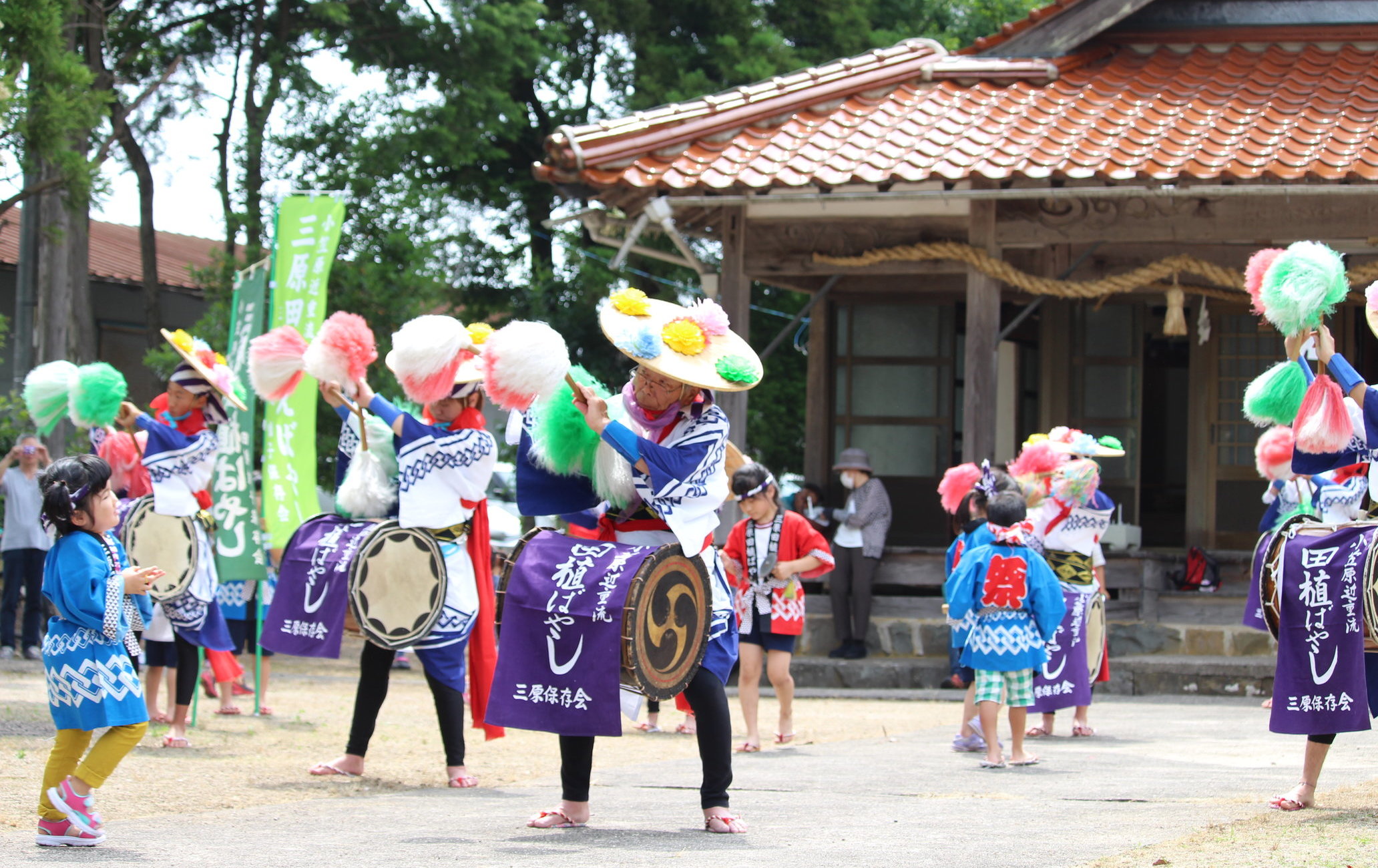 川平町花田插秧