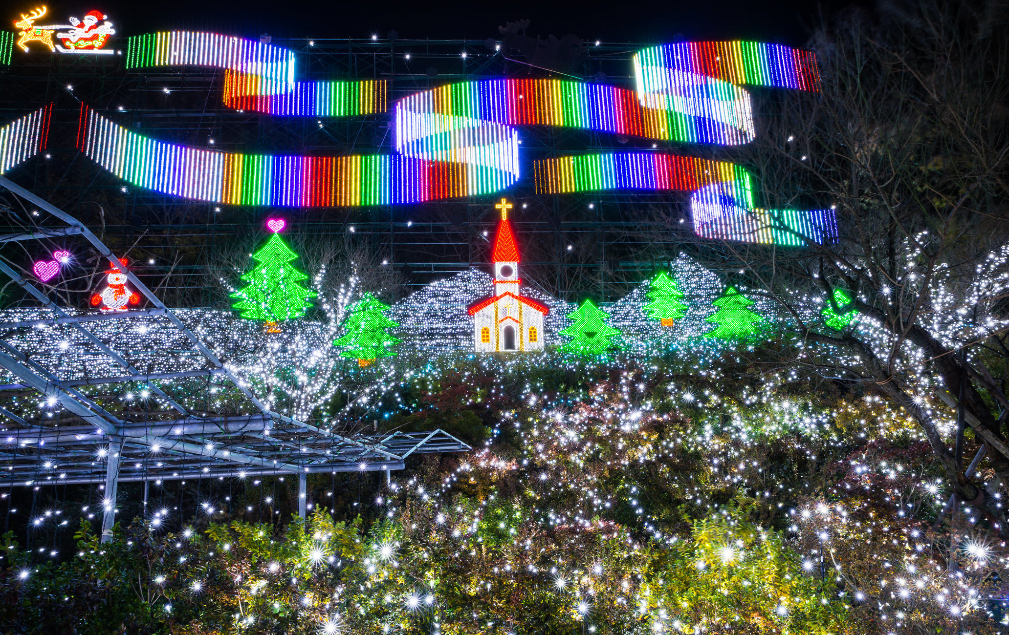 花卉的夢幻世界 光之花庭園