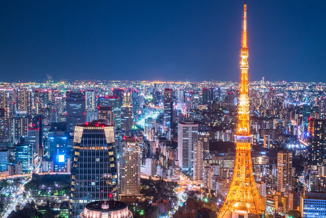 東京鐵塔及周邊地區