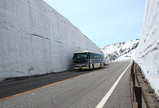立山黑部大雪谷