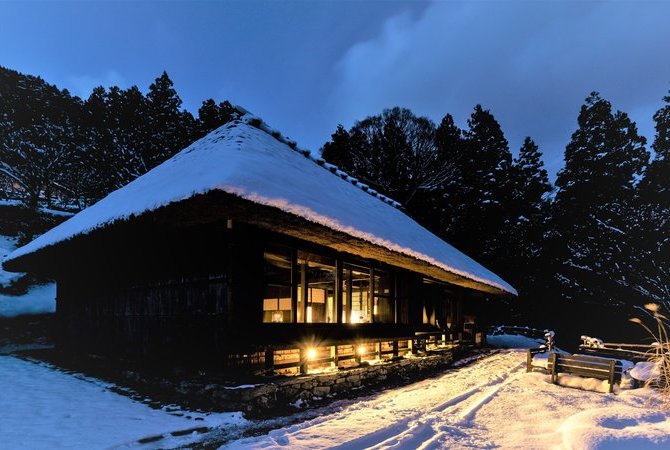 在歷史悠久的祖谷古民宅悠閑體驗田園生活