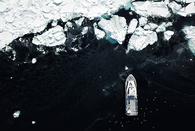 在世界自然遺產知床的中心，探索流冰秘境